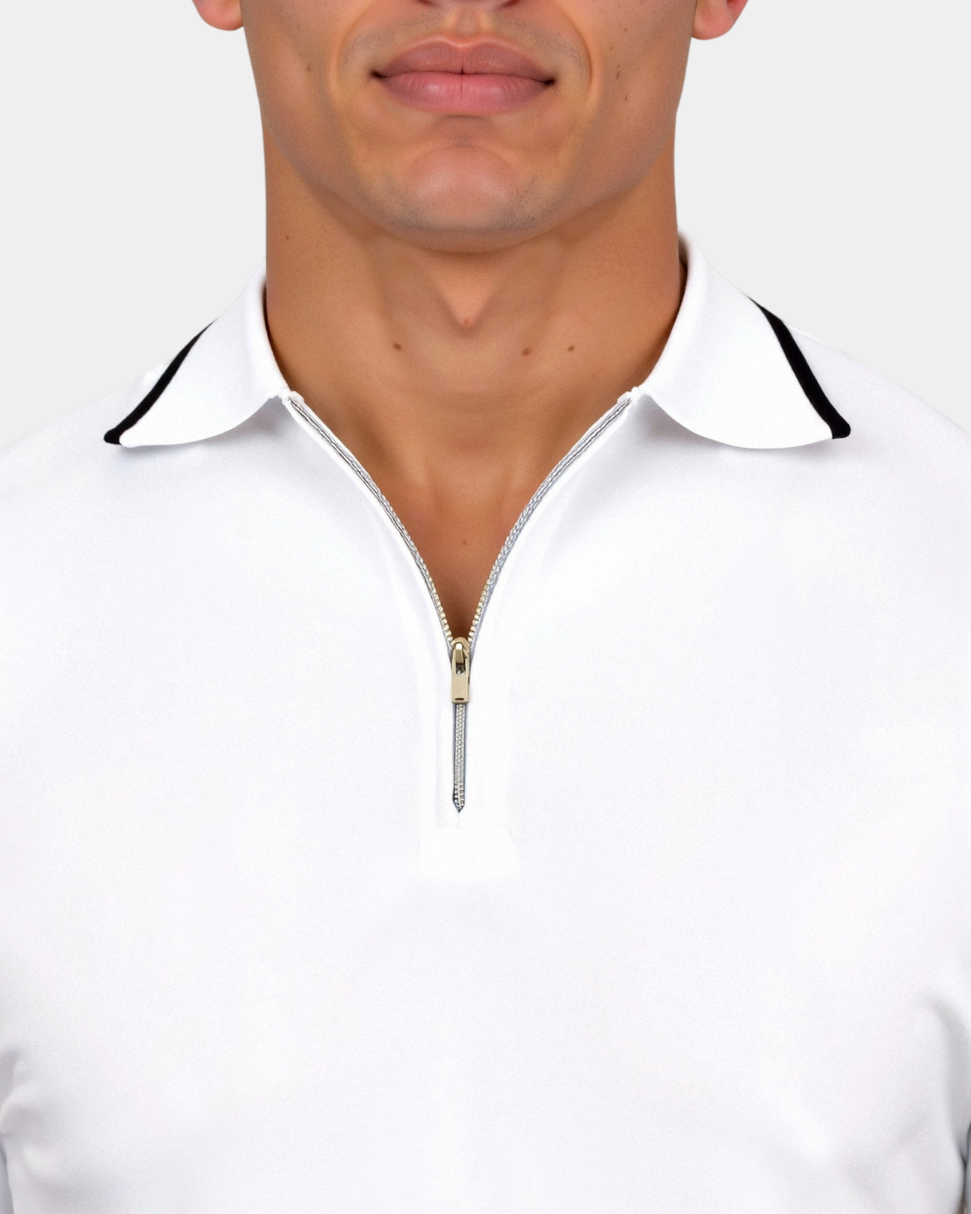 chic Reißverschluss Polo