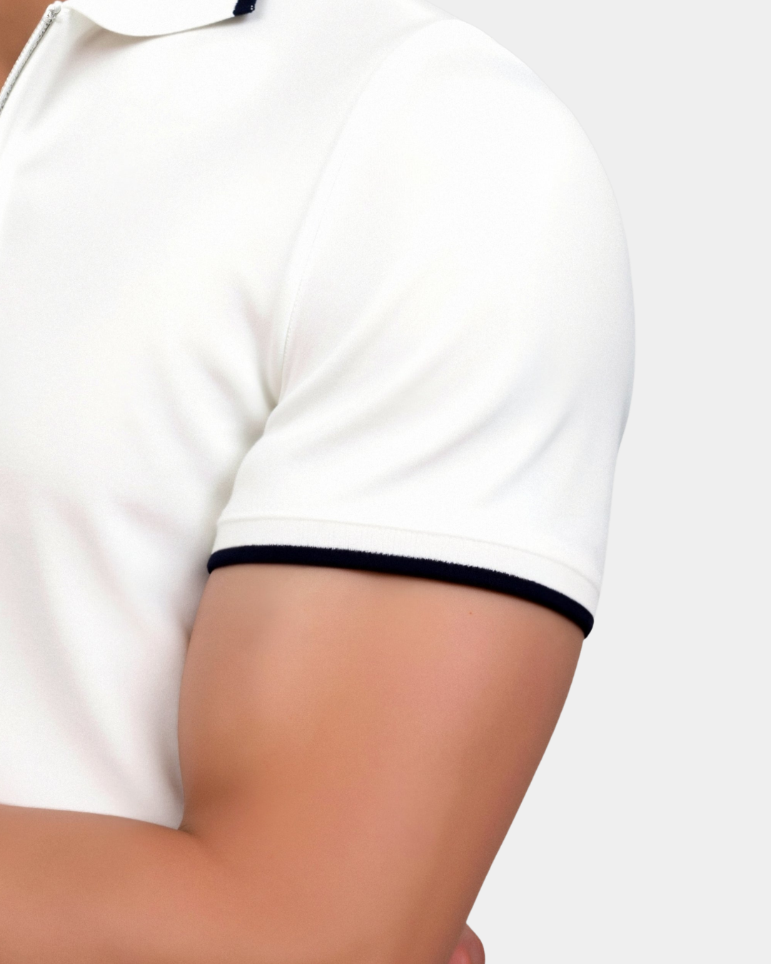 chic Reißverschluss Polo