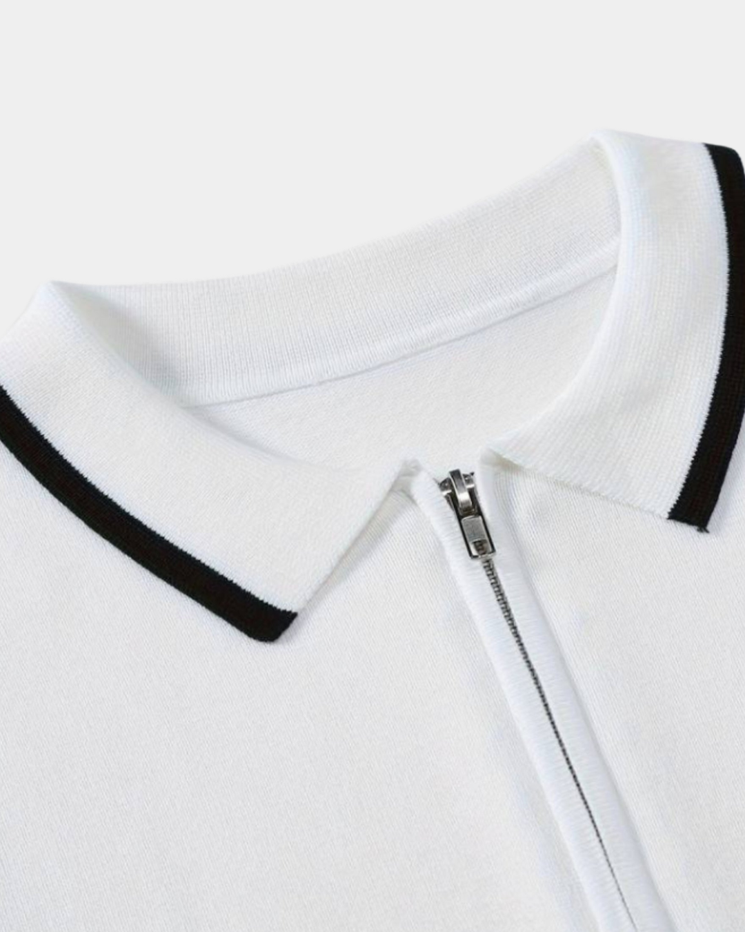 chic Reißverschluss Polo