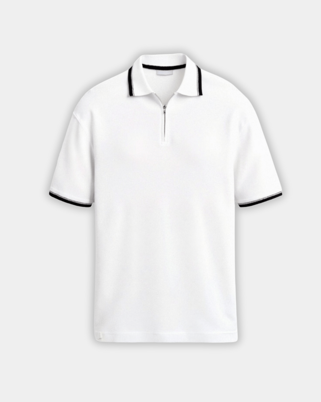 chic Reißverschluss Polo