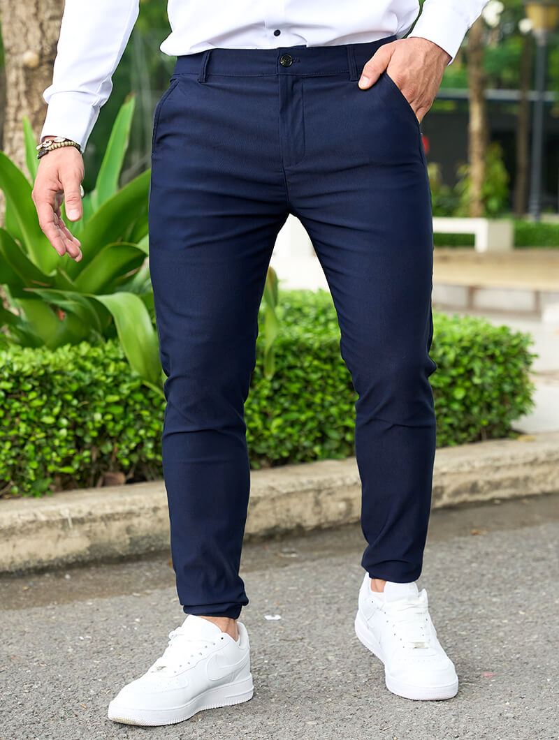 Elastische Slim-Fit Hose