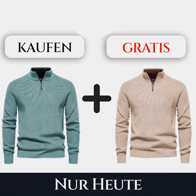 Exklusives Doppelpack: Premium-Reißverschluss-Pullover