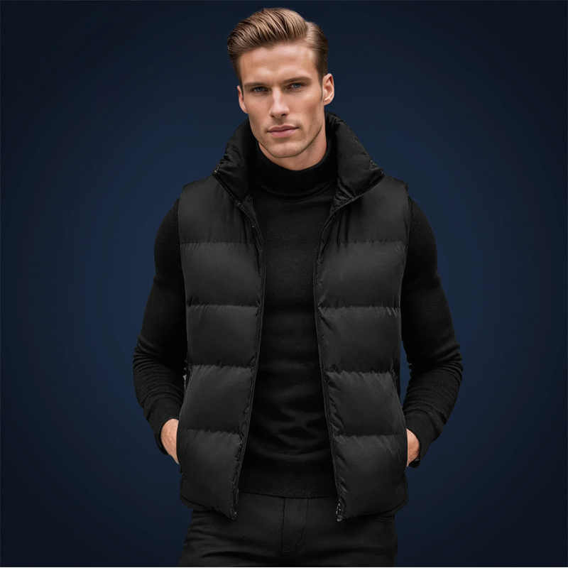Herbst-Duo: Premium-Weste + Rollkragenpullover GESCHENKT